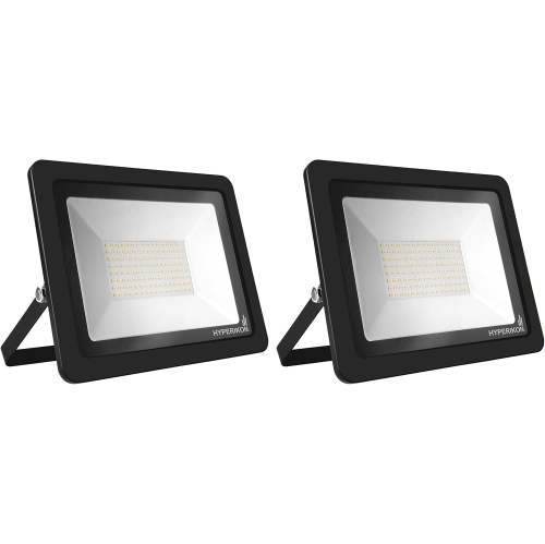 Hyperikon LED Flood Light 200W 180° Rotatable Bracket, 5000k, 16000 Lm, Super Bright Outdoor LED Floodlight, Weatherproof IP65