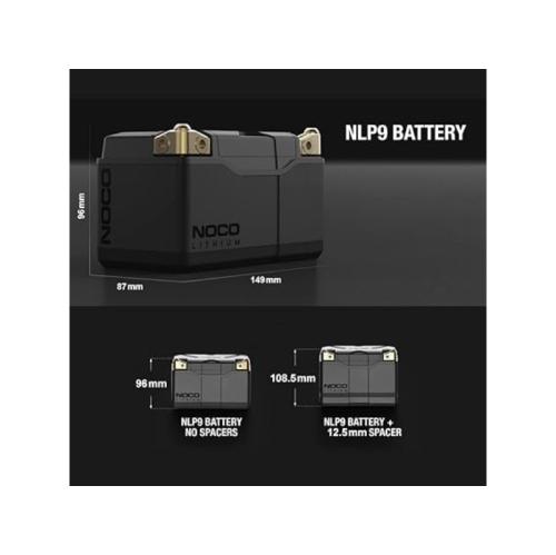 Brand New - NOCO Lithium NLP9 Lithium Powersport Battery - Black