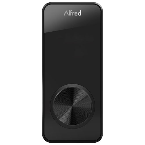 Tout nouveau - Serrure intelligente à pêne dormant Bluetooth DB1S d'Alfred avec clé - Noir