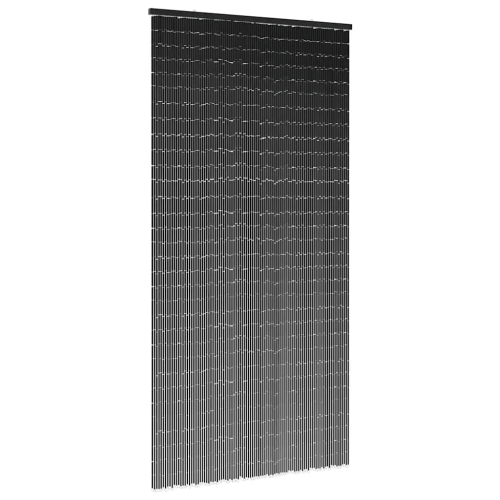 vidaXL Insect Door Curtain Dark Grey 100x200 cm Bamboo