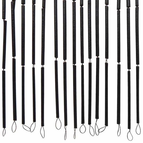 vidaXL Insect Door Curtain Dark Grey 100x200 cm Bamboo