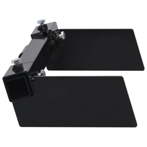 Adaptateur de chasse-neige vidaXL pour tondeuse à gazon, noir