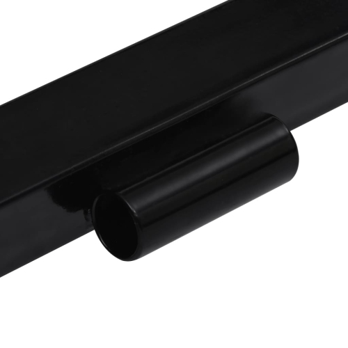 Adaptateur de chasse-neige vidaXL pour tondeuse à gazon, noir