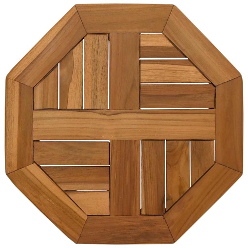 VIDAXL  Table Top 40X40X2.5 Cm Octagonal Solid Wood Teak