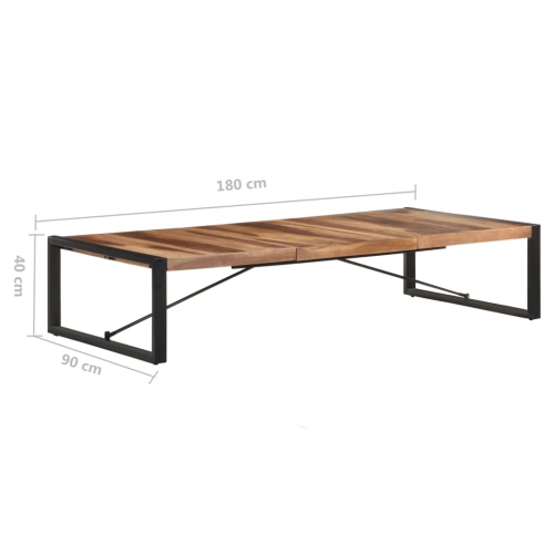 vidaXL Coffee Table 180x90x40 cm Solid Wood
