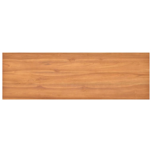 vidaXL Desk 120x45x75 cm Solid Wood Teak