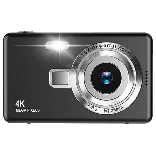 MAKATA Kid's 4K Digital Camera and Video Recorder 48MP 16X Zoom 1080P HD Vlogging Point and Shoot Camera 32GB Memory Card, Gift for Kids, Teens,