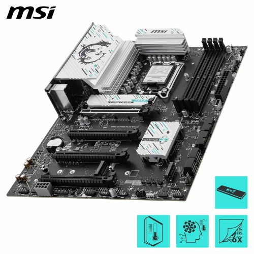 MSI B860 GAMING PLUS WIFI w/ DDR5-8600, PCIe 5.0 Slot, 3x M.2 Slots, 7.1 Audio, 5Gb LAN, Wi-Fi 7, BT 5.4