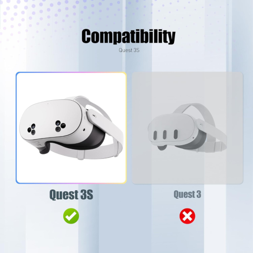 Head Strap Accessories Compatible for Quest 3S with Extended 12000mah Battery Pack, PD Fast Charging 9V 2A Extended Gaming Time with RGB Light