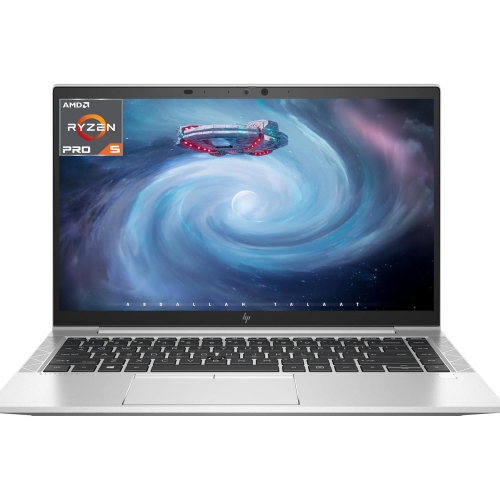 HP  Refurbished (Good) Elitebook 845 G7 Laptop, 14" Fhd(1920X1080) Display, Amd Ryzen 5 Pro 4650U 2.1Ghz, 16GB Ram, 256GB SSD, Webcam, Fp Unlock