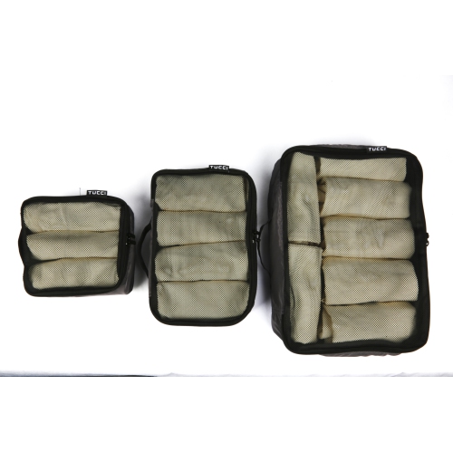 ARTICLES DE VOYAGE RANGEMENT CUBE - GARDE LES VÊTEMENTS, CHAUSSURES AND ARTICLES DE TOILETTE ORGANIZED PENDANT LE VOYAGE - NOIR