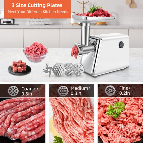 axGear Electric Meat Grinder Sausage Maker Stuffer Beef Pork Stainless Food Mincer