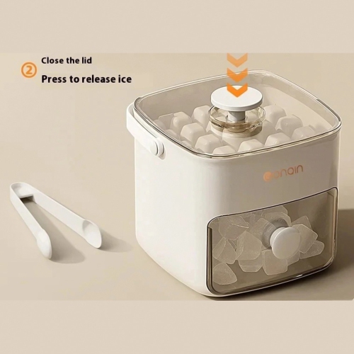 axGear Ice Cube Box Portable Storage Tray with Cover