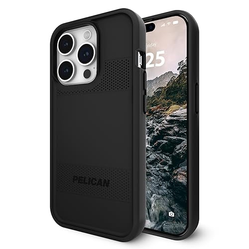 Pelican Protector with MagSafe Black Case - iPhone 15 Pro