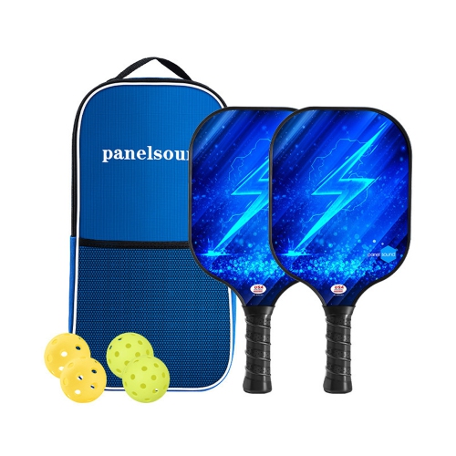 axGear Pickleball Paddle Fiberglass Set USAPA Approved Fiberglass Rackets with Balls
