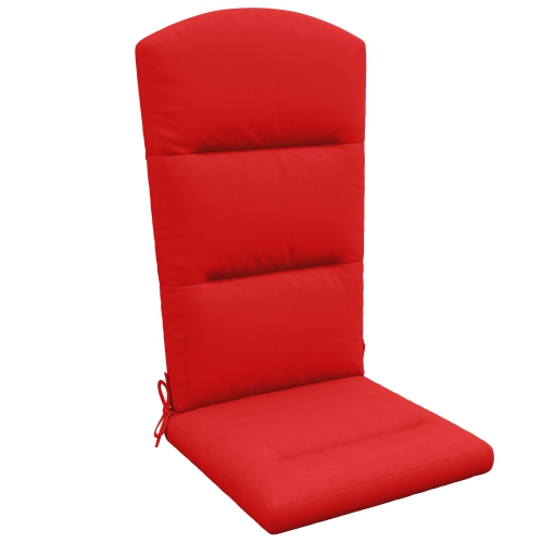 Image 1 de 9.. Coussin de fauteuil Muskoka Outsunny Outdoor Adirondack, coussin de chaise de terrasse avec coussin de dossier et attaches, coussins de siège de
