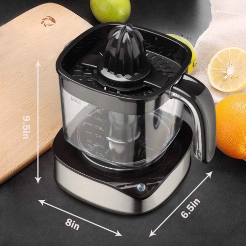 Electric Citrus Juicer 1.2L Large Volume, Orange Juicer with Powerful Motor and LED Working Lamp, Electric Lemon Squeezer for Orange Lemon Lime