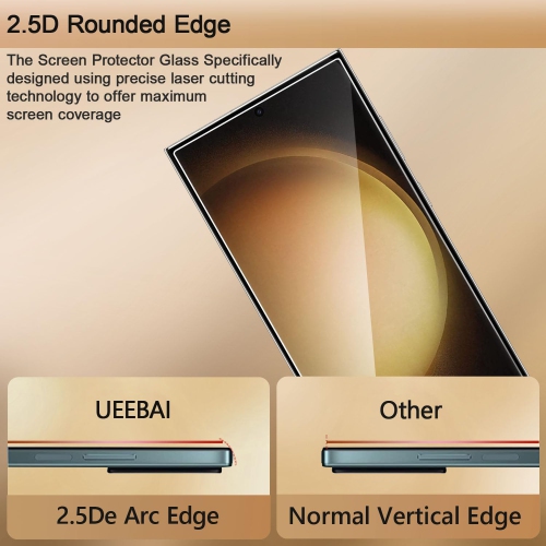 For Samsung Galaxy S24 FE 5G Screen Protector Tempered Glass Screen Protector Guard - Case Friendly [2 PACK]