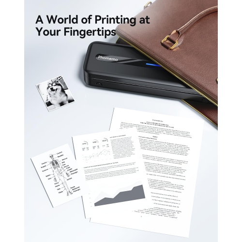 Phomemo M832 All-in-one Thermal Printer for A4 and letter size - with one roll paper inside