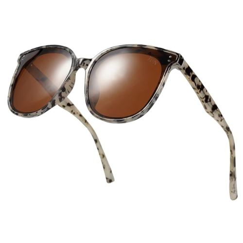 TIJN Polarized Sunglasses Women Men Oversized,UV Protection Sun Glasses Trendy Style,Large Square Shades,Big Frame Shady Rays