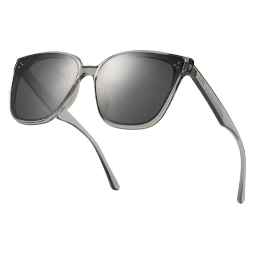 TIJN Polarized Sunglasses Women Men Oversized,UV Protection Sun Glasses Trendy Style,Large Square Shades,Big Frame Shady Rays