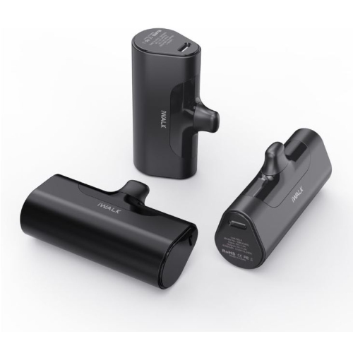 Chargeur portatif LinkPod 4 d'iWALK 4500&nbsp;mAh [paquet de 1] NOIR - Petit et mignon bloc-piles