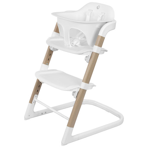 Chaise haute multiniveau RightSeat d'Evenflo - Blanc sel de mer