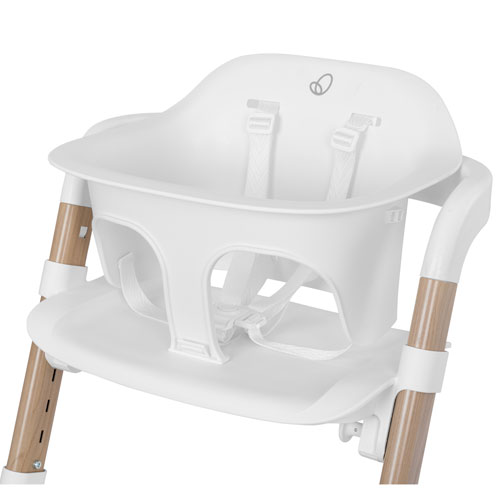 Chaise haute multiniveau RightSeat d'Evenflo - Blanc sel de mer