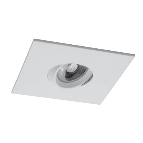 12 Pack White Square 4 Inch LED Recessed Downlight – 4000K, Dimmable, IC & Wet Location Rated, 36° Beam, 5-Year Warranty