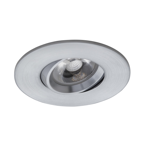 12 Pack Round 3 inch Satin Chrome LED Recessed Downlight – 4000K, Dimmable, IC & Wet Location Rated, 36° Beam, 5-Year Warranty