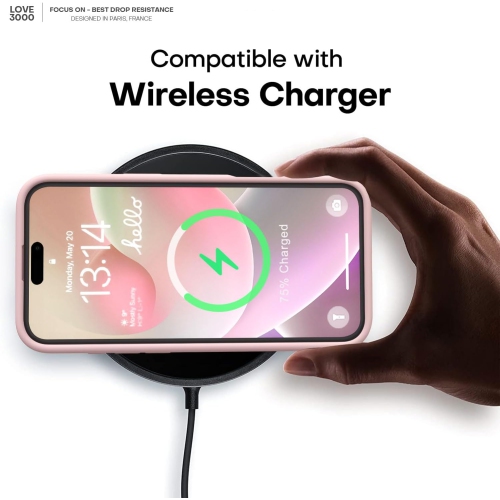 Liquid Silicone Case for iPhone 16 6.1-Inch, Silky Soft Touch Full-Body Protective Phone Case, Anti-Scratch Shockproof Cover with Microfiber Lining