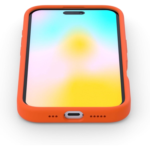 Liquid Silicone Case for iPhone 16 6.1-Inch, Silky Soft Touch Full-Body Protective Phone Case, Anti-Scratch Shockproof Cover with Microfiber Lining