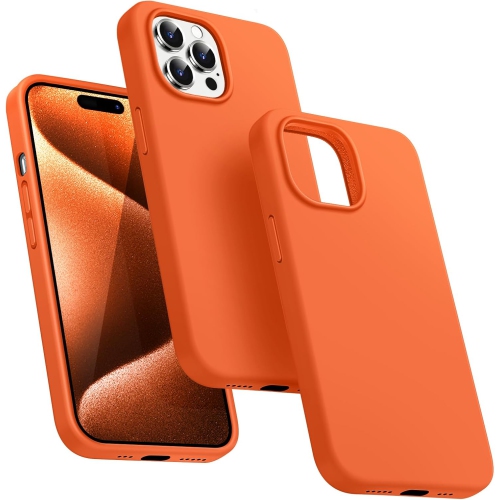 Liquid Silicone Case for iPhone 16 Pro, Silky Soft Touch Full-Body Protective Phone Case, Anti-Scratch Shockproof Cover with Microfiber Lining