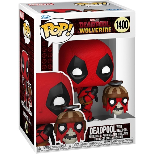 Pop Marvel Deadpool & Wolverine 3.75 Inch Action Figure - Deadpool with Headpool #1400