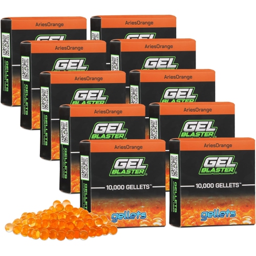 Gel Blaster Gellets - Official Refill Ammo for Gel Blasters - Increased Blasting Performance and Accuracy - Non-Toxic, No Cleanup, Stain-Free