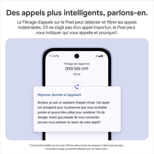 Pixel 9a de 128 Go de Google - Porcelaine - Déverrouillé
