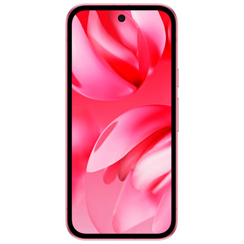 Pixel 9a de 128 Go de Google avec Freedom Mobile - Rose pivoine - Paiement Balance mensuel