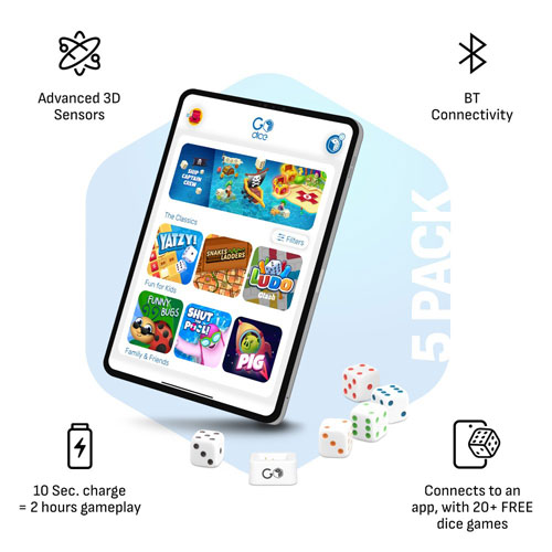 Jeu de dés familial GoDice