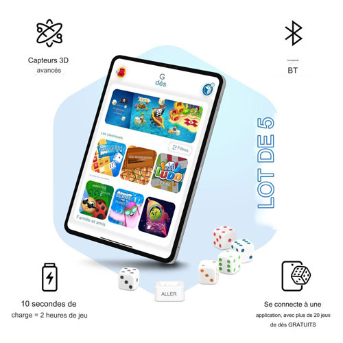 Jeu de dés familial GoDice