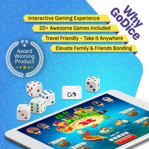 Jeu de dés familial GoDice
