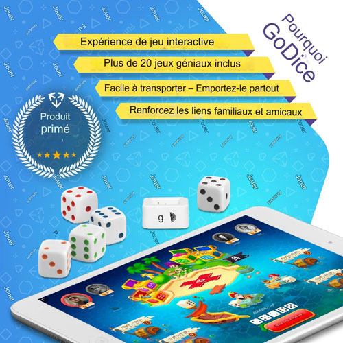 Jeu de dés familial GoDice