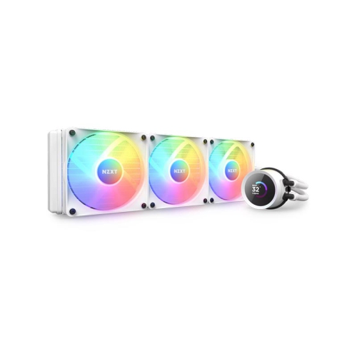 Image 1 of 5.. NZXT Kraken 360 RGB 360mm AIO CPU Liquid Cooler, with 1.54" LCD Display & RGB Fans, High-Performance Pump - 3 x F120 RGB Core Fans