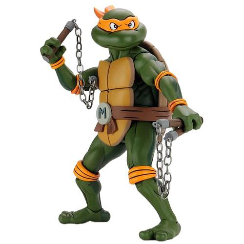 NECA Michelangelo Teenage Mutant Ninja Turtles (Animated Series) TMNT 1/4 Scale Figure
