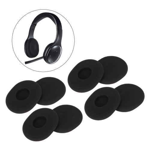 Image 1 de 5.. Oreillettes pour casque d'écoute Isolation du bruit Coussinets d'oreilles doux de remplacement pour les ensembles H800-4 de Logitech