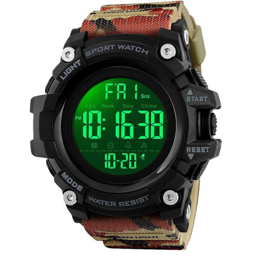PRIME MADE  Big Dial Digital Watch S Shock Men Military Army Watch Water Resistant Led Sports Watches In Multicolor