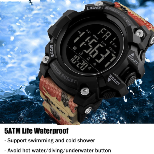 Big Dial Digital Watch S Shock Men Military Army Watch Water Resistant LED Sports Watches