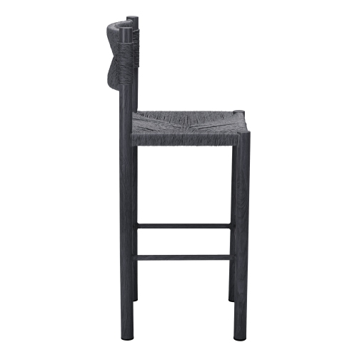 Tabouret de bar Iska, noir