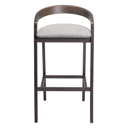 Troy Barstool Dove Gray & Espresso