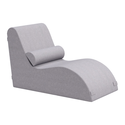 Chaise longue Luanda grise
