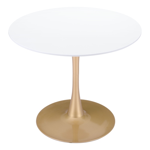 Opus Dining Table White & Gold